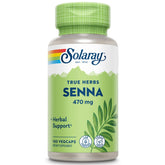 SOLARAY Sénna feuille – capsule végétale, soutien potentiel au transit intestinal