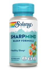SOLARAY SharpMind Sommeil – bouteille de capsules pour sommeil apaisé et réparateur
