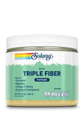 SOLARAY Triple Fibre dans une bouteille prête à mélanger pour une fibre quotidienne.