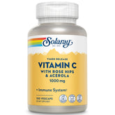 Capsules SOLARAY vitamine C 1000 mg pour un apport quotidien pratique.
