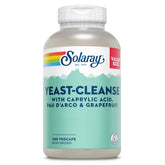 SOLARAY Yeast Cleanse – bouteille avec emballage recyclable pour une option éco-responsable.