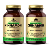 Solgar Cannelle : bouteille de capsules, routine végétale quotidienne.