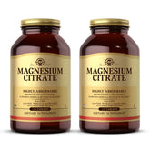 Solgar Magnésium Citrate, flacon-emballage pour une routine pratique et lisible