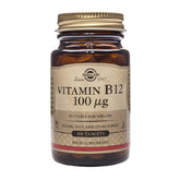 Solgar Vitamine B12 100ug – bouteille pratique pour soutenir le métabolisme énergétique.