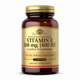 Solgar Vitamine E 268 mg – Bouteille softgels, soutien antioxydant quotidien.