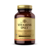 Solgar Vitamines uniquement, bouteille de gelules vegetales, pratique dans la routine quotidienne.