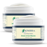Sombra Gel Refroidissant dans le pot 2oz, soulage rapidement les douleurs articulaires.