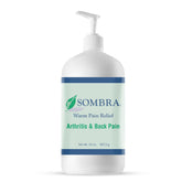 Gel-relief 32oz Sombra avec pompe, soulage rapidement les douleurs musculaires.
