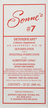 Sonne's Bentonite No 7, bouteille 32 oz, usage quotidien possible.
