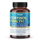 Sotalix Cortisol: bouteille de gélules, énergie calme et concentration.