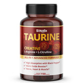 SOTALIX SUPPLEMENT Taurine et Créatine en capsule pour énergie lors de l’entraînement.