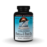 Source Naturals ArcticPure Omega-3, bouteille et gélules pratiques pour l'apport quotidien.