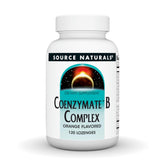 Pastille orange Source Naturals Coenzymate B fondante pour énergie et métabolisme