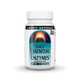 Source Naturals Enzymes Essentiels dans une bouteille, soutien digestif potentiel après repas.