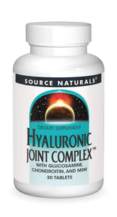 Source Naturals Hyaluronic Joint Complex – comprimés, soutien potentiel des articulations et mobilité
