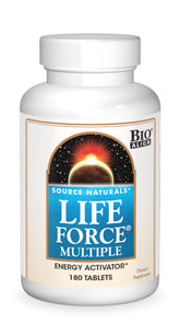 Source Naturals Life Force: bouteille montrée, soutien nutritionnel global.