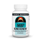 Source Naturals MBP Bone Renew — bouteille illustrant le potentiel soutien à la densité osseuse.