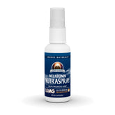 Source Naturals Melatonin NutraSpray, bouteille orange, soutien possible au rythme veille-sommeil.