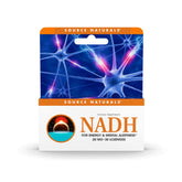 Emballage Source Naturals NADH 20 mg pour une utilisation pratique.