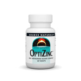 OptiZinc Source Naturals – bouteille visible, utilisation simple au quotidien.