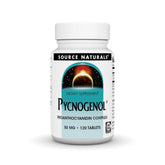 Source Naturals Pycnogenol-bouteille 120 comprimés, utilisation quotidienne potentielle.