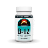 Source Naturals Vitamine B-12 2000 mcg, emballage pratique pour énergie au quotidien