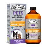 Sovereign Silver – bouteille pour chiens et chats, soutien immunitaire doux.