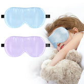 SpacePower masque nuit enfant soie mûrier, douceur hypoallergénique pour la peau.