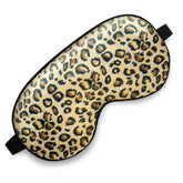 Masque SpacePower en soie Leopard pour dormir sans lumière