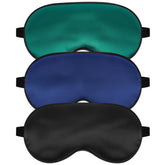 SpacePower masque soie sommeil ajustable noir : confort nocturne et occultation.
