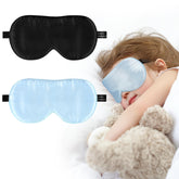 SpacePower masque yeux soie pour enfant, vue avant, douceur hypoallergénique.