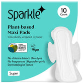 Sparkle protections hygieniques dix-unités emballage pratique et discret.