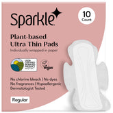 Sparkle serviette avec ailes ultra-fines pour une protection discrète et confortable