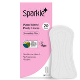 Sparkle protège-slips sensibilité peau : douceur de la couche supérieure pour un confort quotidien.