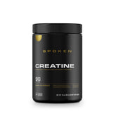 Spoken Créatine Monohydrate en bouteille pour la force et la performance.