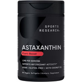 Sports Research astaxanthine vegan capsules: gélules antioxydantes potentielles.