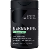 Sports Research Berberine gélules liquides au coco, pratique pour la routine quotidienne