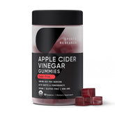 Gommes Sports Research Vinaigre de cidre La Mère, gros plan, soutien potentiel à la digestion.