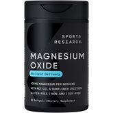 Sports Research magnesium oxide: capsule huile-mct-noix-de-coco favorisant l’absorption quotidienne.