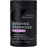Sports Research Onagre bouteille pressée à froid pour la peau et le bien-être féminin.