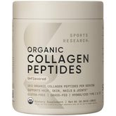 Sports Research Collagène Organique: bouteille prête pour une routine quotidienne de soins et bien‑être.