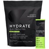 Sports Research Hydrate, sachets électrolytes, facilité d hydratation lors de l effort.