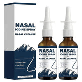 Spray nasal iode duo — bouteille compacte pour l'hygiène quotidienne