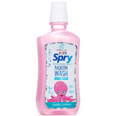 Spry bouteille prête à l'usage pour une hygiène buccale douce et sans alcool.