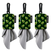 SPUDZ Avocat nettoyeur lentilles microfibre avec clip pratique