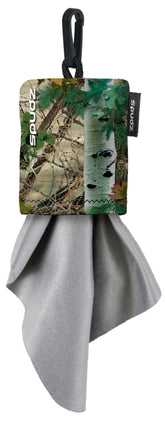 SPUDZ Classic: chiffon microfibre pour lentilles avec pochette clip, nettoyage rapide sur le terrain.