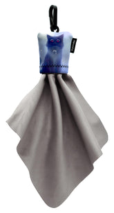 SPUDZ lentilles nettoyage microfibre avec clip-poches, pratique en déplacement