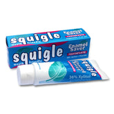 Squigle Enamel Saver en tube dentifrice protège l’émail et rafraîchit l’haleine.