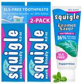Squigle dentifrice Sauve-Émail en tube, soin pour l’émail sensible.