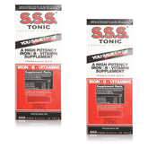 S.S.S. Tonic – versement de la bouteille, soutien énergétique potentiel grâce au fer
